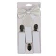 thumbnail image 2 of Cheers.US 2Pcs/Set Children Kids Baby Boys Girls Solid Color Clip-on Y-Shape Suspender Elastic Suspenders Bowtie, 2 of 3