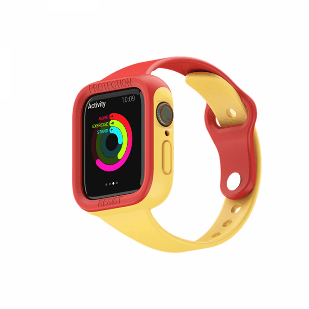 For Apple Watch Band 41mm iWatch Silica gel Band Soft Adjustable Apple Watch Sport Band Replacement for Apple Watch Series 7