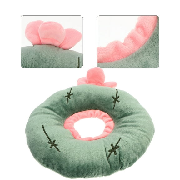 KONTONTY Pet Recovery Collar Plush Prevent Scratching 1Set