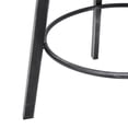 thumbnail image 4 of Jutte Firwood Smooth Back Bar Stool, Black Brush Silver, 4 of 7
