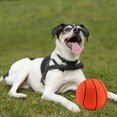 thumbnail image 1 of Professional Latex Sounding Basketball Dogs Toys Cotton Filled Funny Squeaky Ball Bite-resistant Molar Teeth Cleaning Interactive Training Tools, 1 of 7