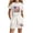 White, variant on CHUMUD Girls 4th of July USA Shirt American Flag Patriotic Daisy Print Sets 2 Piece Kids T-Shirt & Elastic Waist Shorts 3-14 Years