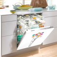 thumbnail image 2 of Yayeee Magnetic Dishwasher Cover for The Front Decoration Home Kitchen Machine Sticker Protector, Colorful Flower, 2 of 6