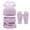 A213 Purple, variant on Yuncity Men Winter Knit Hat Scarf Gloves 3 Pcs Set Warm Lined Solid Color Neck Warmer Cold Weather Outdoor Warm Hat Set Beige