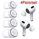 thumbnail image 2 of Almohadillas de silicona blanda para Airpods Pro 1/2, cubierta protectora para auriculares, agujero de reducción de ruido, para Apple Air Pods Pro, 4 pares, 2 of 4