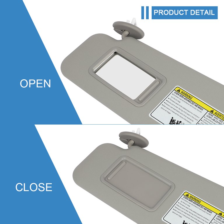 Toyota Highlander Visor Left & Right Sun Visor With Light For