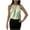 Green, variant on WREESH Women's Satin Pleated Halter Neck Keyhole Back Tank Top Summer Dressy Casual Blouse Loose Fit
