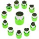 thumbnail image 1 of Cookie cutters stainless steel vegetable fruit cake molds set baking kids kitchen decor, 1 of 1