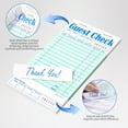 thumbnail image 3 of 5 Pack Guest Check Books, Server Note Pads for Restaurant, Green Waiter Checkbook, Waitress Notepad, Food Receipt Book, Restaurant Order Pad 50 Sheets/Pack, 250 Total Tickets, 3 of 5