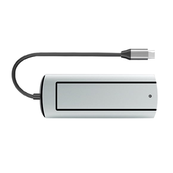 EstacióN De Acoplamiento 6 En 1 PD & USB 3.0 X 3, Compatible Con & Ranura Para SSD, Cargador RáPido Para Computadora PortáTil