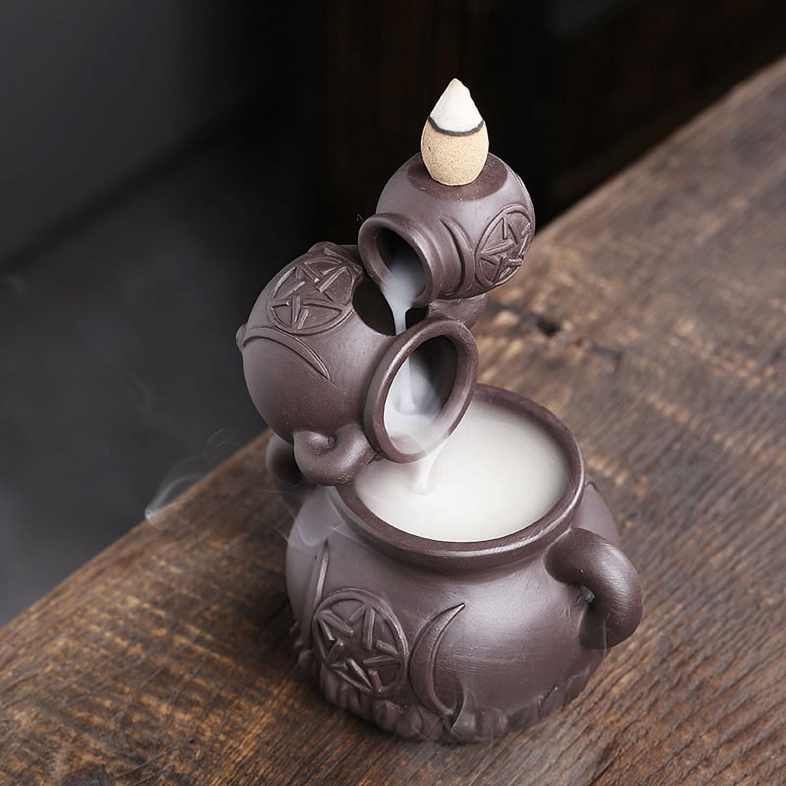 Incense Burner Personalized Backflow Incense Burner Household Sandalwood Burner Creative Home Backflow Aromatherapy Burner Incense Stick Holder