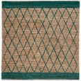 thumbnail image 4 of SAFAVIEH Natural Fiber Ingram Geometric Area Rug, Natural/Dark Green, 3' x 5', 4 of 8