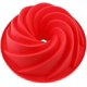 thumbnail image 1 of 9 inch non-stick cake pan, fluted round cake pan silicone pan, spiral cake pan, 1 of 4