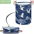thumbnail image 3 of Qzaxky Japanese Crane Laundry Basket Organizer Foldable Tall Large Laundry Basket Collapsible Folding Laundry Basket Dirty Clothes Fabric, 3 of 7