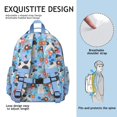 thumbnail image 5 of German Shorthaired Pointer Dog and Flower Backpack for School,Cute School Bag,Schoolbag with Adjustable Shoulder Straps & Padded Back,15.25"x11.5"x5.25", 5 of 6