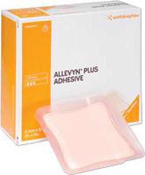 Smith & Nephew ALLEVYN Plus Foam Dressing AllevynPlus, Adh, 5"X5