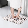 thumbnail image 4 of White Cow Dot Pattern Flannel Non Slip Door Rugs,Washable Door Mats Indoor,Decorative Door Mats,Dirt-Resistant and Absorbent Doormat for Entrance,Bedroom,Kitchen,Bathroom,23.5x16in(60x40cm), 4 of 5