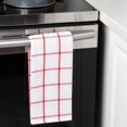 thumbnail image 4 of Fabstyles Cotton Solo Waffle Weave Kitchen Towels, Extra Large Dish Cloths, Super Absorbent and Quick Dry Tea Towels with Hanging Loop, 18x28 Inches, Set of 4, 4 of 5
