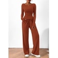 thumbnail image 3 of Conjunto Coordinado PRETTYGARDEN XL en Rojo Ladrillo para Lounge, 3 of 8
