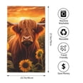 thumbnail image 2 of KLL Vintage Sunflower Cow B Ultra Absorbent & Soft Hand Towels for Bath, Hand, Face, Gym and Spa-27.5x16in, 2 of 7