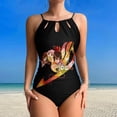 thumbnail image 2 of Fairy Tail Women's One-piece Swimsuit Bathing Suits High Neck Tummy Control Swimwear Swim Suit XL, 2 of 7