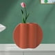 thumbnail image 5 of Jarrón de cerámica nórdica para flores, maceta, contenedor para flores secas, jarrón artístico para Naranja, 5 of 7