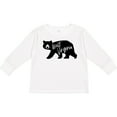 thumbnail image 3 of Inktastic West Virginia Black Bear Silhouette Boys or Girls Long Sleeve Toddler T-Shirt, 3 of 5