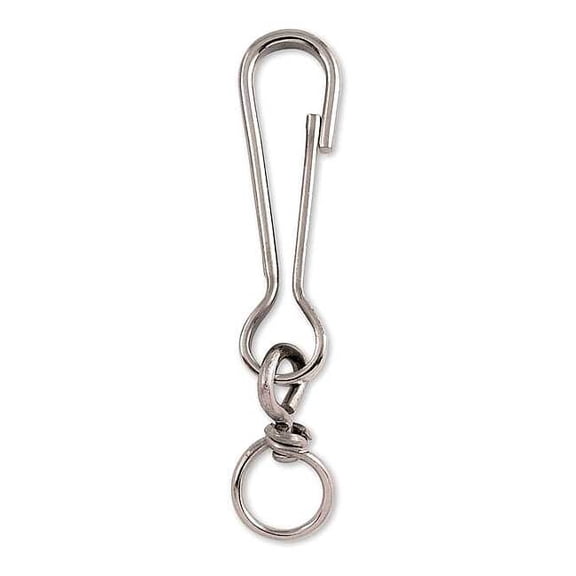 Lucky Line Snap Hook, Steel, 1/2 in Eye Dia,PK10 4FCW9