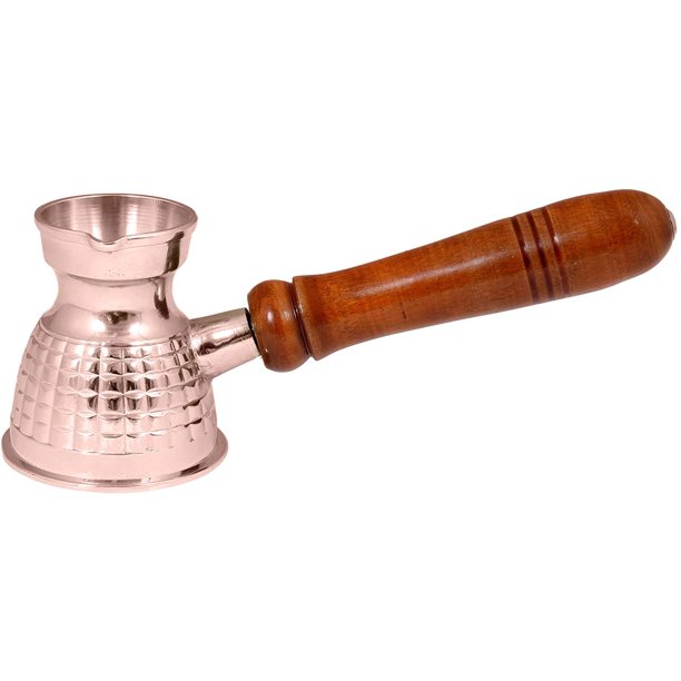 diollo Premium Hammered Brass Turkish Greek Arabic Coffee Pot Coffee