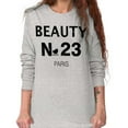 thumbnail image 4 of Beauty No 23 Paris able Stylish Women's Long Sleeve T Shirt Brisco Brands S, 4 of 6