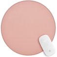 thumbnail image 1 of Cute Mouse Pad, 9'' Round Mousepad with Stitched and Paint Sealed Edge, Non-Slip Natural Rubber Base, Soft & Thin Mouse Mat for Office & Home (Pink, 1 Pack), 1 of 6