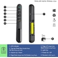 thumbnail image 4 of Presentation Clicker for PowerPoint, RF 2.4GHz USB C Wireless Presenter Remote with Volume Control, PowerPoint Clicker Slide Advancer for Mac, Windows, Laptop, Keynote, 4 of 4