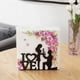 thumbnail image 5 of Heart Shaped 3D Tissue Holder Napkin Clamp Dispenser Stand Hollow Ornament for Wedding Birthday Party Dining Table Decor Black, 5 of 5