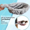 thumbnail image 6 of Adjustable Hemispherical Plush Cat Bed for Curling Cats with Wrap and Security Sense, 6 of 9