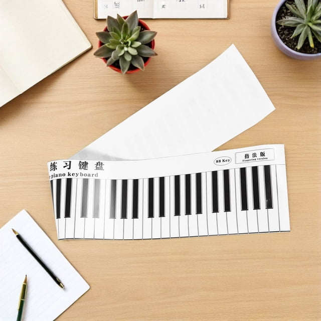 unbranded Colchoneta De Para Piano Con Simulación Y Entrenamiento De Dedos Portátil Multicolor