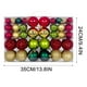 thumbnail image 4 of Hot6sl Liquidación de Ahorros de Verano 100 Bolas Navideñas de Color, 3-6 Cm, Bolas de Esqueleto Mate, Juego de Decoraciones Navideñas, 4 of 6