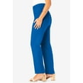 thumbnail image 3 of Roaman's Women's Plus Size Classic Bend Over Pant Elastic Waist Pull On Dress Slacks, 3 of 5