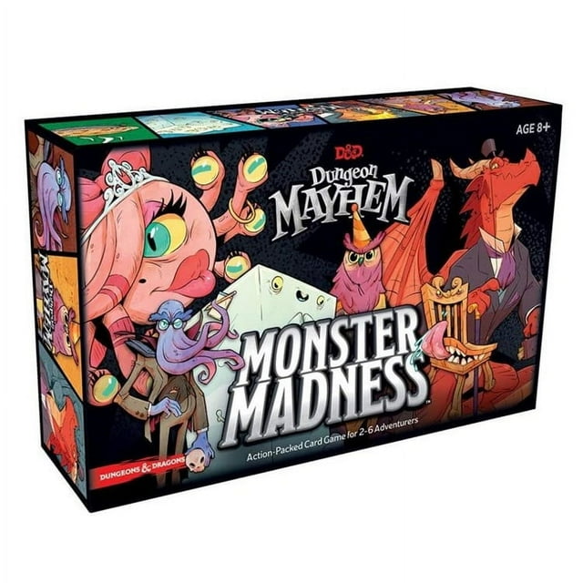 Juego de cartas Dungeons Mayhems Fun Family para adultos, adolescentes y niños