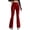 Wine, variant on Resivox Women's High Waisted Wide Leg Yoga Pants with Pockets - Breathable Fabric with High Waist Design, Comfortable Fit for Workouts & Daily Activities, Trendy Style Brown XL