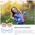 thumbnail image 2 of OULII 2Set Sunglasses for Toddler PC Round Frame Tea All Match Style for Daily Use, 2 of 8