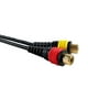 thumbnail image 4 of MORRISON Cable de audio RCA/JACK de 3m MRS-AU030-3M MORRISON negro 30x30x30, 4 of 4