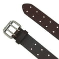 thumbnail image 3 of Dickies Work Belt for Men - Leather with Double Prong Buckle for Jeans and Heavy Duty Construction, 3 of 3