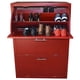 thumbnail image 3 of Hogare Mueble Zapatero Moderno Rojo Mueble Zapatero De Madera, 3 of 8