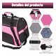 thumbnail image 3 of Bolsa De Viaje Portátil Para Mascotas Para Animales Rosa, 3 of 4