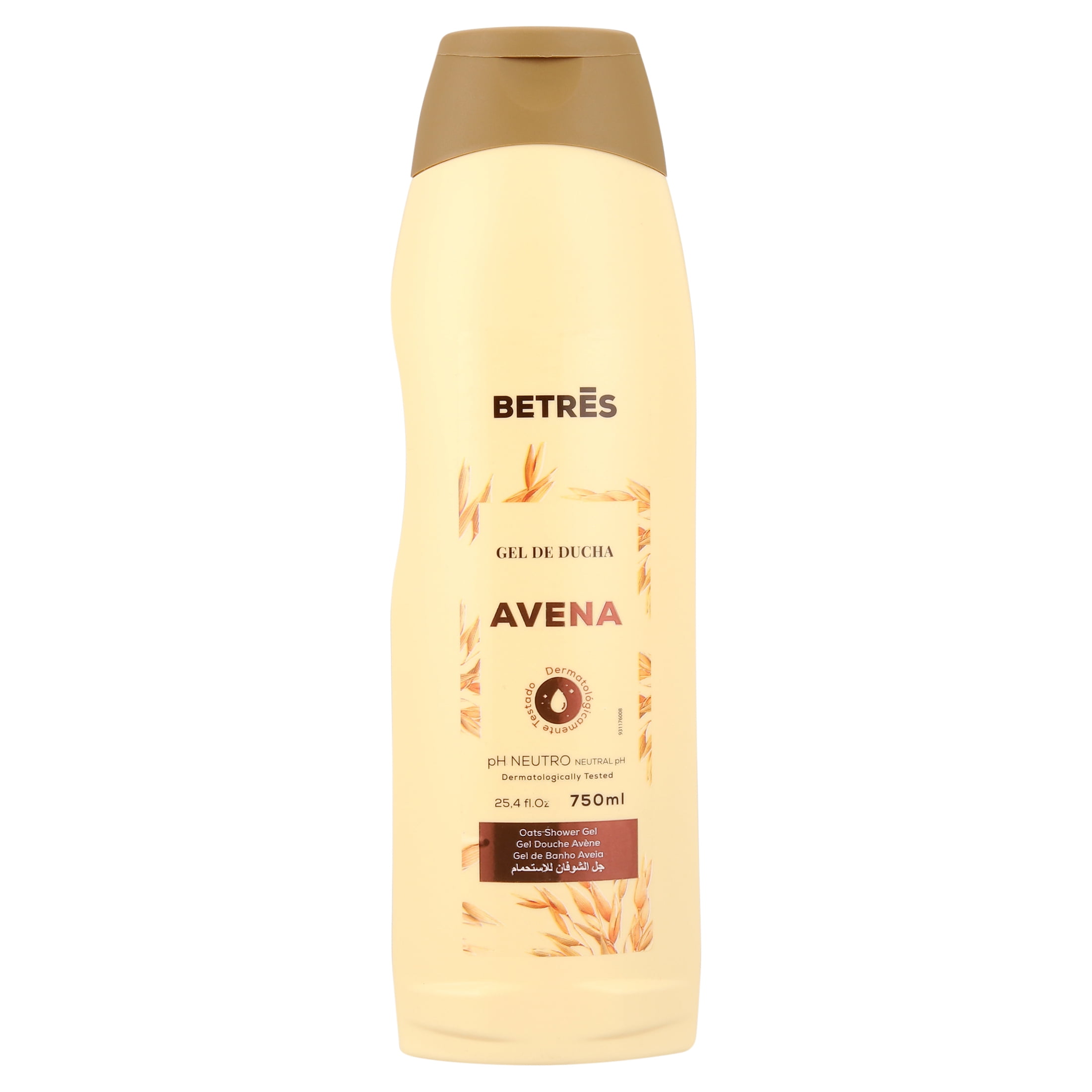 (4 pack) Betres Oatmeal Body Wash, Aloe And Glycerin, 25.4 fl. Oz.