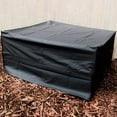 thumbnail image 2 of Sunnydaze Waterproof Square Fire Pit Cover - Black - Size Options 36-inch Square, 2 of 4