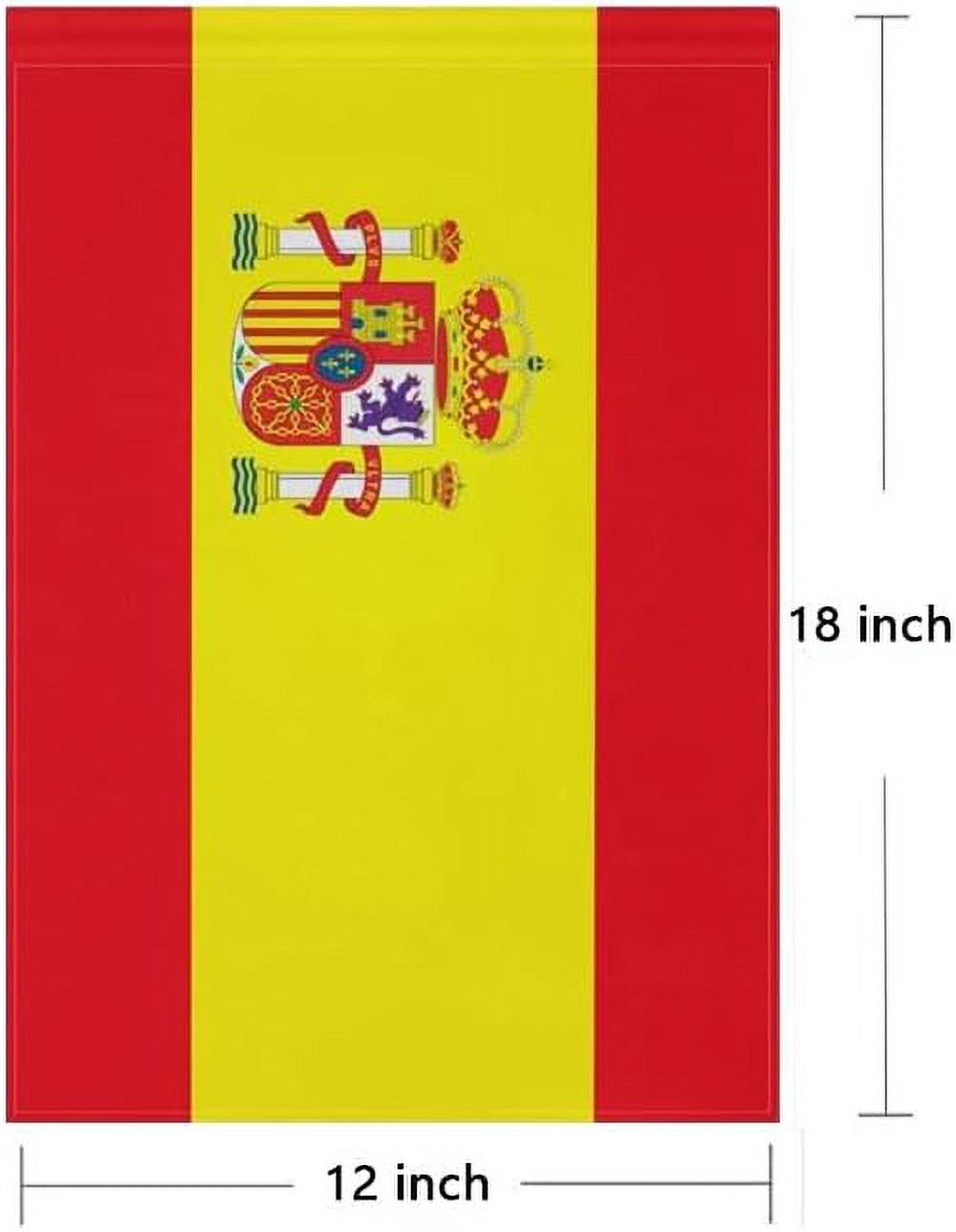 Spain Garden Flags 12 X 18 Inches Double Sided Vivid Color And Fade ...