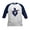 Navy/White, variant on CafePress - The Face Of An Evil Kids Baseball T Shirt - Kids Cotton Baseball Jersey, 3/4 Sleeve Shirt