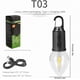 thumbnail image 2 of Lámpara LED de camping Wdftyju portátil 600 mAh para senderismo y pesca, 2 of 8