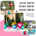 thumbnail image 4 of Holiball The Inflatable Ornament - Large - Vintage Gold - Indoor and Outdoor Use, 4 of 9